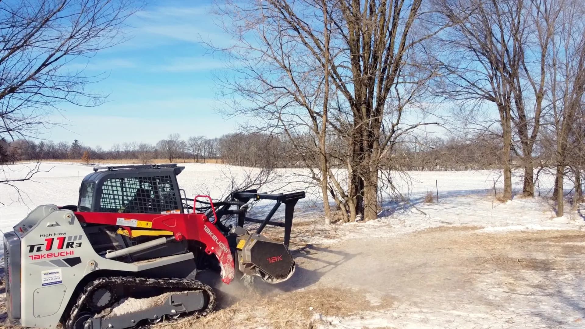 Forestry Mulching services near Portage, Wisconsin